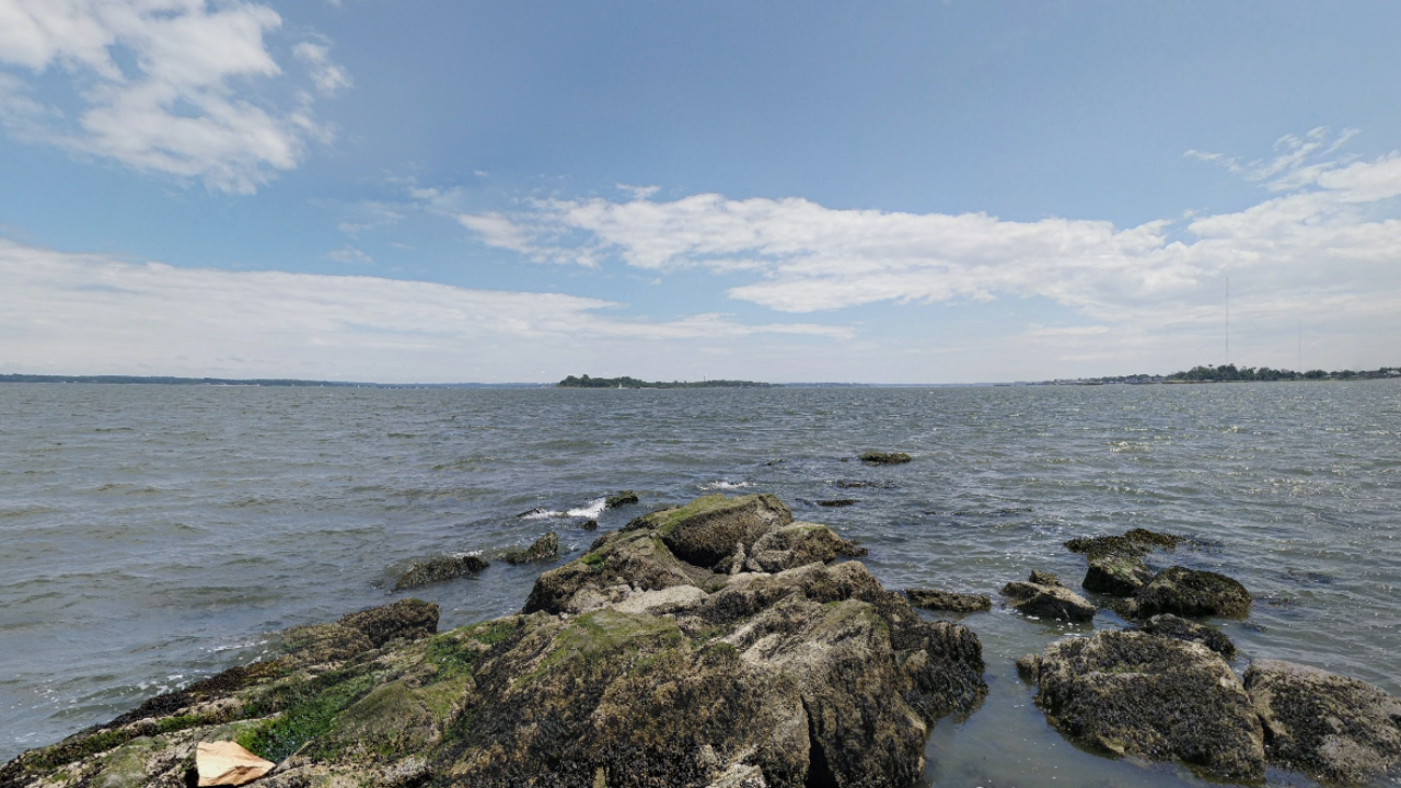 Water at Pelham Bay Park Bronx NY