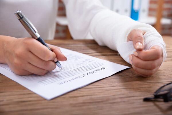 injured worker signing form
