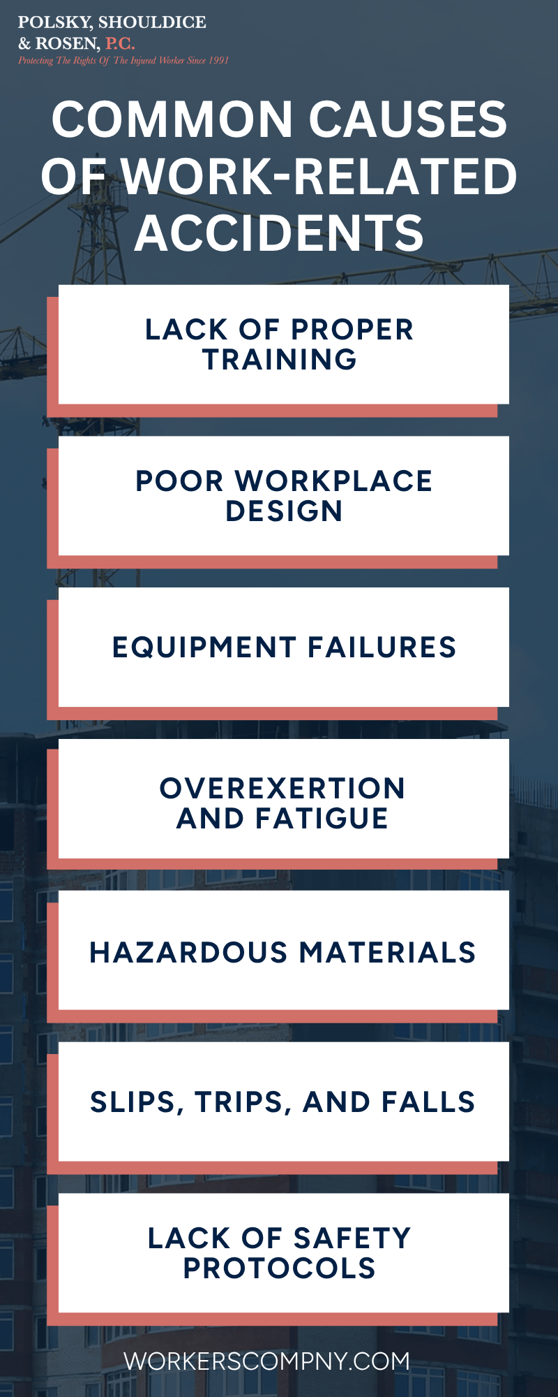 Common Causes Of Work-related Accidents Infographic